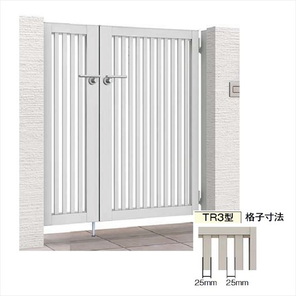 【送料無料】リクシル 開き門扉AB TR3型 04・08-10 親子開き 柱仕様『LIXIL ゲート...