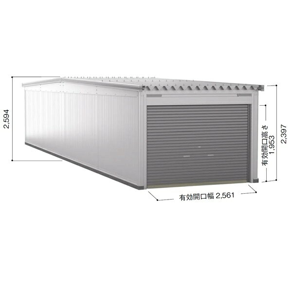 商品番号64731201メーカーヨドコウサイズ幅 3010.0mm × 奥行き 11800.0mm × 高さ 2397.0mm通常納期(宅配)14日後以降発送（要問合せ）通常納期(工事)14日後以降発送（要問合せ）素材スチールタイプスチール対応タイプ2台用配送区分3※商品により配送可能エリアが異なります。配送エリア表をご覧ください。工事対応この商品は工事を承っておりません。ガレージを縦に連結し、敷地を無駄なく活用。両面シャッターで通り抜けも！備考●当店では「ガレージ商品」の施工組立工事は行っておりません、商品の販売のみとなりますのでご注意下さい。●大型商品の為、納期が1ヶ月以上掛かる場合がございますのでご注文前に必ず納期をご確認ください。●メーカー手配の4トントラックでの大型商品専用配送となり、複数名の荷受けが必要となります、お届け住所によっては販売出来ない場合もございますのでご了承ください。※メーカーカタログ記載のオプション商品は、全て別売りとなります。https://inquiry.my.rakuten.co.jp/shop/307713/　