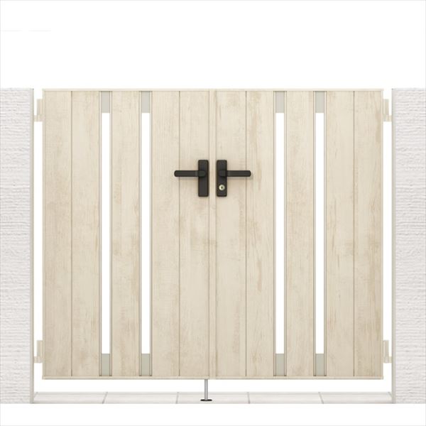 【送料無料】リクシル 開き門扉AA TS1型 柱仕様 ラッピング形材柱 08-16 両開き『LIXIL ゲート 部材 ガ..