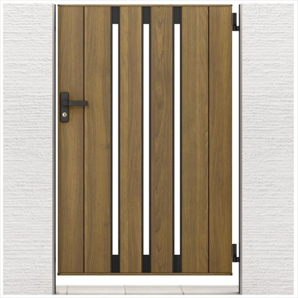 【送料無料】リクシル 開き門扉AA TS1型 柱仕様 ラッピング形材柱 07-12 片開き『LIXIL ゲート 部材 ガーデン 住宅 境界 入口 塀 壁 diy おしゃれ 形材 門扉』