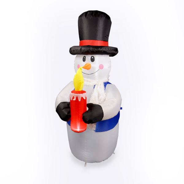 友愛玩具 エアーディスプレイ エアーディスプレイ キャンドルスノーマン WG-1503 『クリスマス 屋外 LED イルミネーション ライト』