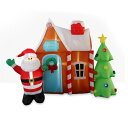 友愛玩具 エアーディスプレイ サンタハウス 7516 『クリスマス 屋外 LED イルミネーション ライト』