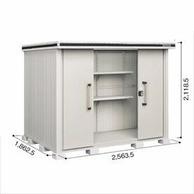 【サビにくい　汚れにくい】ヨドコウ LMD／エルモ LMD-2518 物置 一般型 標準高タイプ　結露低減材付『ヨド物置 屋外 大型 倉庫 収納庫 小屋 diy 組み立て 防災 庭』【追加金額で取付工事可能】 カシミヤベージュ