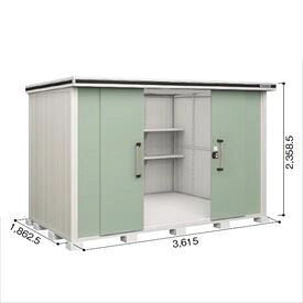 室外装修 - 【サビにくい　汚れにくい】ヨドコウ LMD／エルモ LMDS-3618H 物置 積雪型 背高Hタイプ　結露低減材付『ヨド物置 屋外 大型 倉庫 収納庫 小屋 diy 組み立て 防災 庭』【追加金額で取付工事可能】 エバーグリーン
