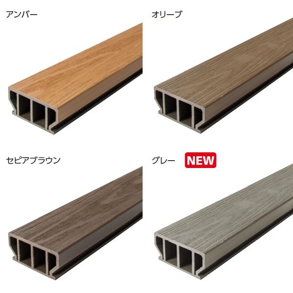 【組み立て式】タカショー エバーエコウッドリアル デッキセット （床板115mm幅仕様） 4間×12尺 『ウッドデッキ 人工木』『 樹脂 diy キット アルミ 腐らない 庭 ガーデンデッキ アウトドアリビング おしゃれ』 エバーエコウッドリアル 2