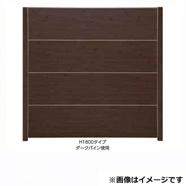 タカショー　エバーアートボードフェンス 1型セット 両面 60角柱 両柱 砂肌白茶（受注生産品）※見切材ステン