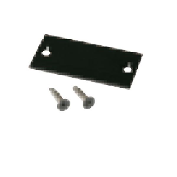 タカショー　エバースクリーン 京町家シリーズ 壁付専銅縁用　エンドキャップ4個セット ツヤ消しブラック