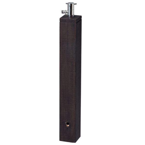 商品番号75703501メーカーニッコーサイズ幅 90.0mm × 奥行き 90.0mm × 高さ 740.0mmカラーブラウン(BR)通常納期14日後以降発送（要問合せ）配管配管：地中素材コンクリート重量（kg）6配送区分5※商品により配送可能エリアが異なります。配送エリア表をご覧ください。工事対応この商品は工事を承っておりません。西海岸風デザインが人気のモ・エットにホース接続専用の水栓柱が登場！使い勝手を重視し、ホースアダプター一体型のヘッド部が360度回転する蛇口を採用しました。備考●立水栓ユニット モ・エット ミニは寒冷地ではご使用いただけません。※ホースリール・ホースカプラーは別売りです。●商品表面は塗装仕上げです。キズや擦れ等、取扱いには十分ご注意ください。●コンクリート製品は、通常「白華」現象を起こします。これは製品の強度や環境に悪影響を及ぼすものではありませんので、ご了承ください。　