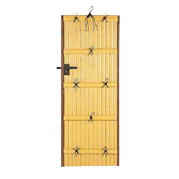 商品番号75881801メーカータカショーサイズ幅 900.0mm × 高さ 1500.0mmカラー真竹通常納期5〜10日後発送用途その他素材人工竹配送区分1※商品により配送可能エリアが異なります。配送エリア表をご覧ください。工事対応この商品は工事を承っておりません。エバーバンブーと組み合わせて使用する軽くて丈夫な庭園用扉です備考※本商品に柱は付属しておりません。付属商品●錠受け・丁番・戸当り付　