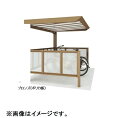 【法人様限定商品 個人宅・現場配送不可】四国化成 サイクルポート リフト クローズタイプ 積雪50cm 基本 連棟ユニット 標準高 屋根材:アルミ押出形材 LL...