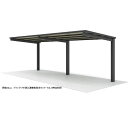 【法人様限定商品 個人宅・現場配送不可】四国化成 サイクルポート VF-R オープンタイプ 基本タイプ 連棟用基本セット(2連棟セット) 積雪20cm 標準高 ...