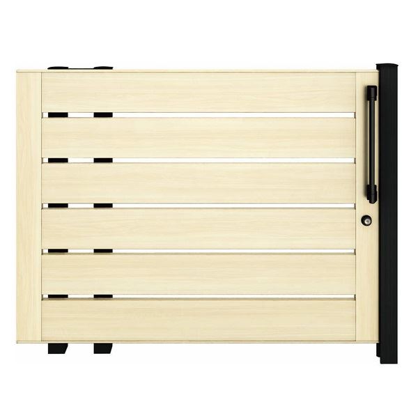 【送料無料】YKKAP ルシアススライド W03型 標準柱 12-16L 片引き 片面シリンダー錠セット 『横板格子 ..