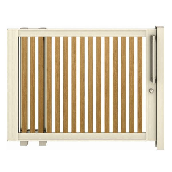 【送料無料】YKKAP ルシアススライド S03型 標準柱 12-10L 片引き 片面シリンダー錠セット 『たて太格..