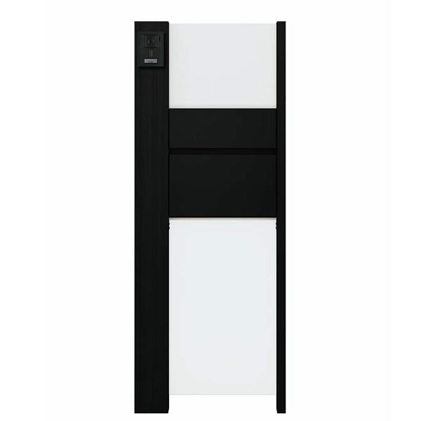 YKKAP ルシアスポストユニット PD01型 インターホン位置/外観左 照明なしタイプ UMB-PD01 ＃表札はネームシール ポストT10型取付用