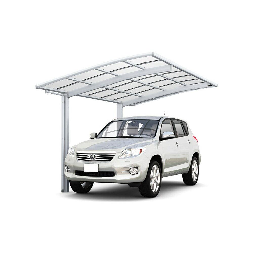 LIXIL リクシル ネスカR 1台用 基本 25-57型 H28柱 熱線吸収ポリカーボネート屋根使用 『 カーポート 1..