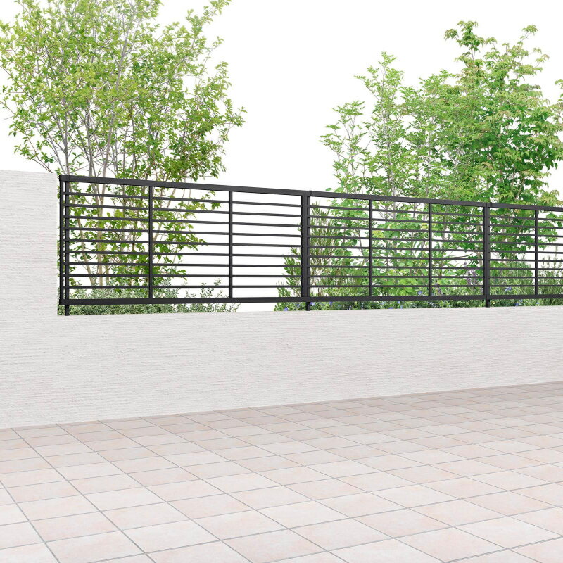 【個人宅送料無料】 フェンス 目隠し LIXIL フェンスAB YR2型 T-10 H1000 高さ100cm 本体のみ 『リクシル 横 格子 屋外 アルミ 庭 diy おしゃれ 柵 塀 風よけ 境界 外構 ガーデン』