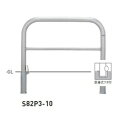 個人宅配送不可 帝金 S82P3-10 バリカー横型 スタンダード ステンレスタイプ W1000×H650 直径60.5mm 脱着式フタ付