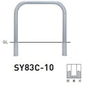個人宅配送不可 帝金 SY83C-10 バリカー横型 スタンダード ステンレスタイプ W1000×H800 直径76.3mm 脱着式