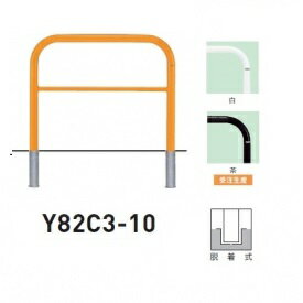 個人宅配送不可 帝金 Y82C3-10 バリカー横型 スタンダード スチールタイプ W1000×H800 直径60.5mm 脱着式