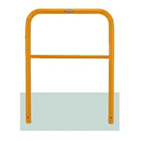 リクシル スペースガード（車止め） D42型 700mm×650mm 固定式 スチール 黄色 黄色