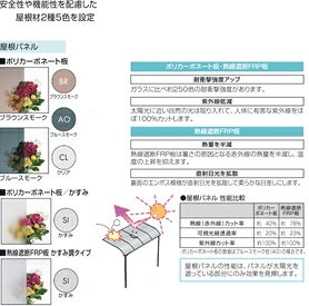 【独立式】三協アルミ 独立式テラス セパーネ 関東間 2連棟 2.5間(4645mm) × 9尺(2...