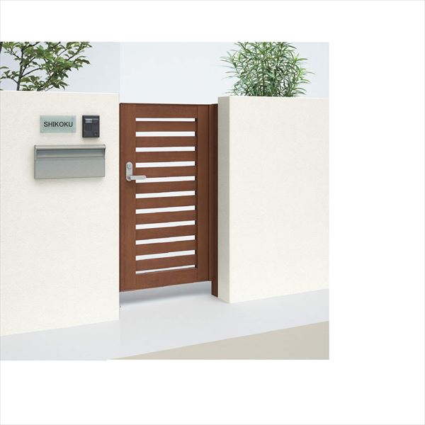 【送料無料】【法人様限定商品 個人宅・現場配送不可】四国化成 アレグリア門扉 3型 柱仕様 片開き 091..