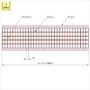 中部コーポレーション　歩道用　U字溝用溝蓋　適用荷重5.0KN/平方メートル　CXU-P19-15