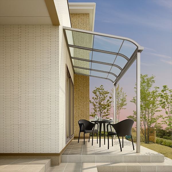 【LIXIL】リクシル スピーネ 1.5間×9尺 テラスタイプ 50cm（1500タイプ）関東間/R型/標準仕様 熱線吸収アクアポリカーボネート（クリアS)『 テラス バルコニー ベランダ 雨よけ 物干し 屋根 』