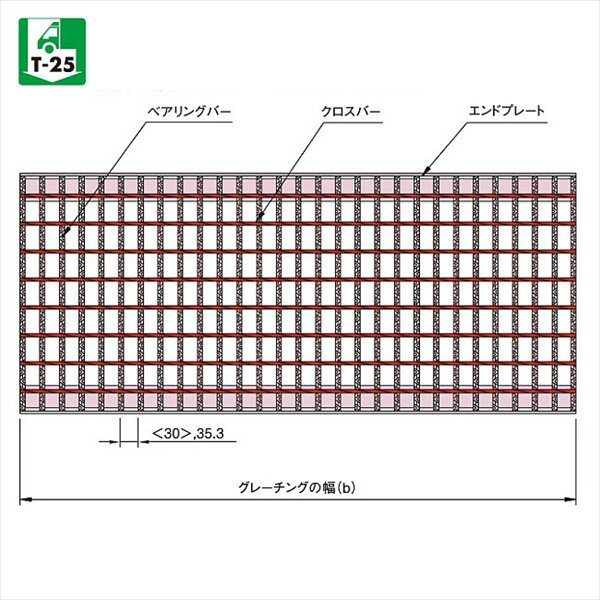 中部コーポレーション　国土交通省用　かさ上げ用溝蓋　適用荷重T-25　VG5K 75-412B