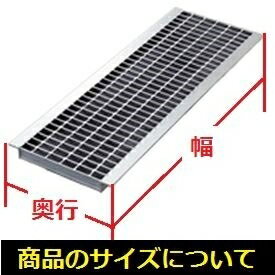 ヨドコウ　ヨドグレーチング　細目かさあげみぞぶた（国土交通省型・ゴム付き）　ツブツブグレーチング　荷重：T20　7GBS55h50-2