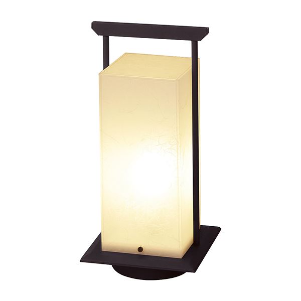 【送料無料】タカショー 和風ライト（100V） シンプルLEDスタンドライト和 4型 ＃71744600 HGD-D04K『ガーデンライト 屋外 LED エコ 節電 省エネ おしゃれ 照明 ライティング Takasho ガーデニング』 ブラックのサムネイル