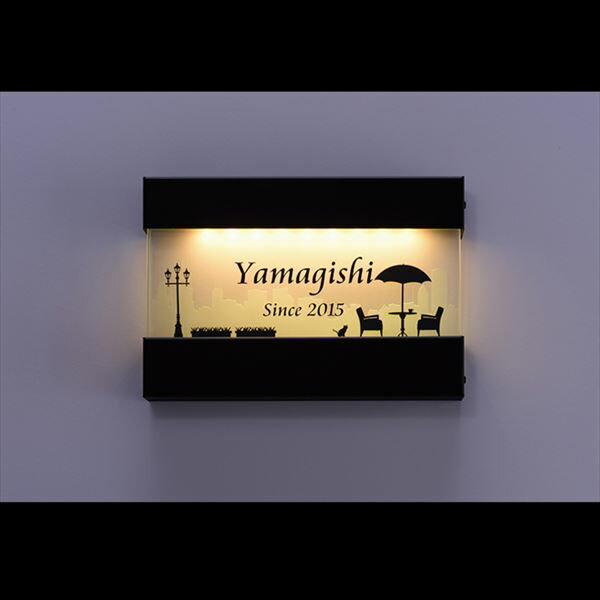 オンリーワン LED サイン ヴィーレ パラソル（LED付き） ＊トランスは別売りです MY1-1637 『表札 サイ..