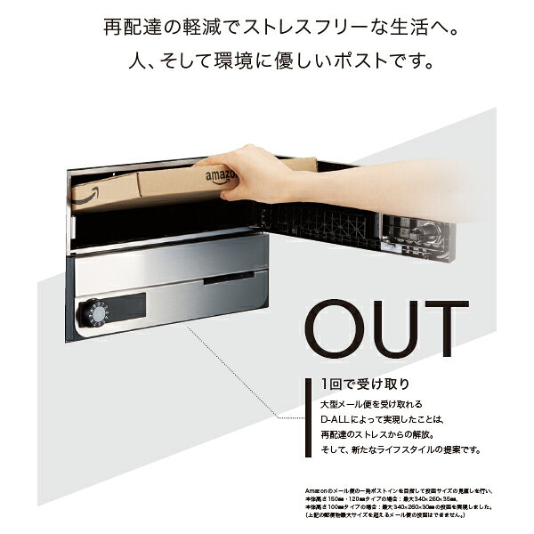 ナスタ 集合住宅用 前入前出 屋内用 大型郵便物対応 KS-MB6002PY 戸数3 『NASTA キ...