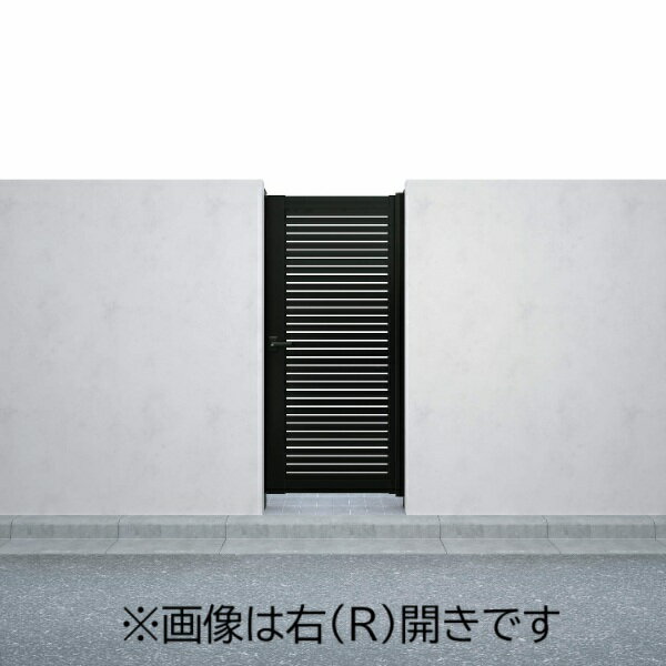 【送料無料】YKKAP シンプレオ門扉3型 片開き 門柱仕様 09-20L HME-3 『横太格子デザイン』『ゲート 部材 ガーデン 住宅 境界 入口 塀 壁 diy おしゃれ 形材 門扉』