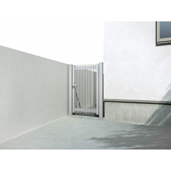 【送料無料】YKKAP 片開き専用シンプレオ門扉 TB4型 埋込門柱＋埋込門柱 07-10R HME-V-TB4『ゲート 部..