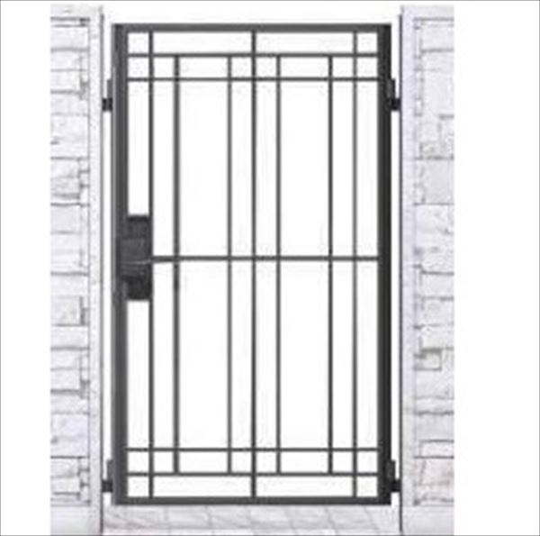 【送料無料】YKKAP シャローネ門扉 SB02型 片開き 門柱仕様 08-16 『ゲート 部材 ガーデン 住宅 境界 ..