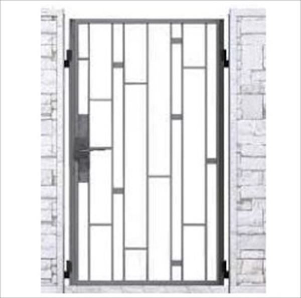 【送料無料】YKKAP シャローネ門扉 SB03型 片開き 門柱仕様 08-14 『ゲート 部材 ガーデン 住宅 境界 ..