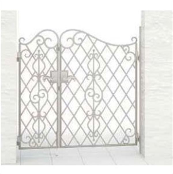 【送料無料】YKKAP シャローネ門扉 EC02型 親子開き 門柱仕様 04・07-12 TMC-EC02『ゲート 部材 ガーデン 住宅 境界 入口 塀 壁 diy お..