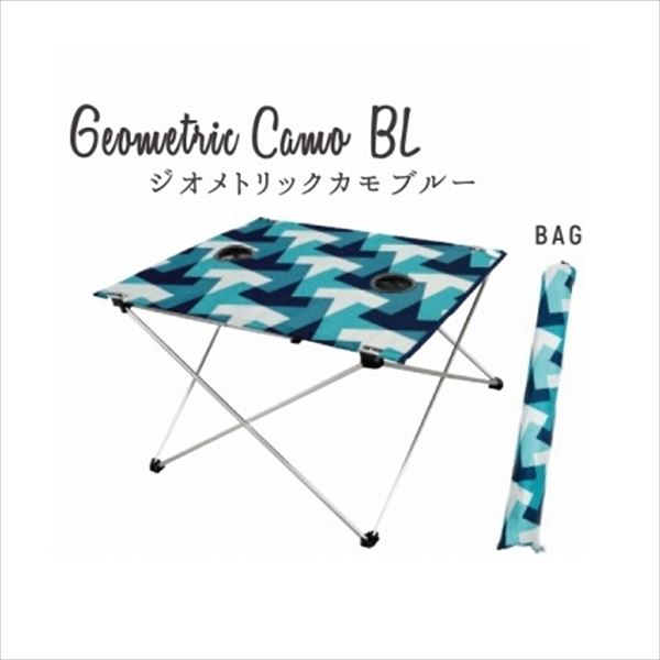 ノルコーポレーション ポータブルテーブル GEOMETRIC CAMO TZZ-7-04