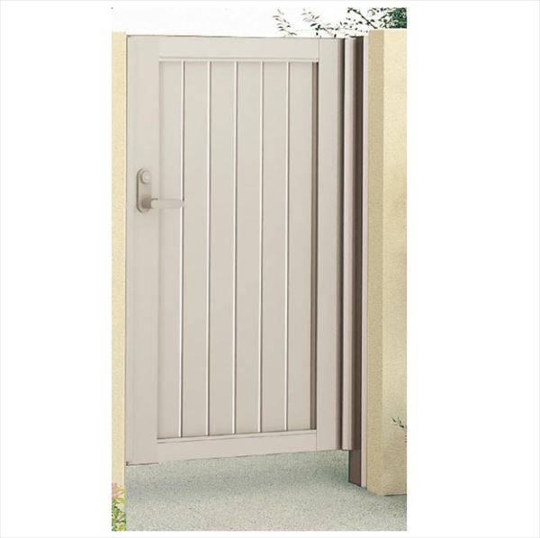 【送料無料】【法人様限定商品 個人宅・現場配送不可】四国化成 クレディ門扉 12型 片開きセット 柱仕..