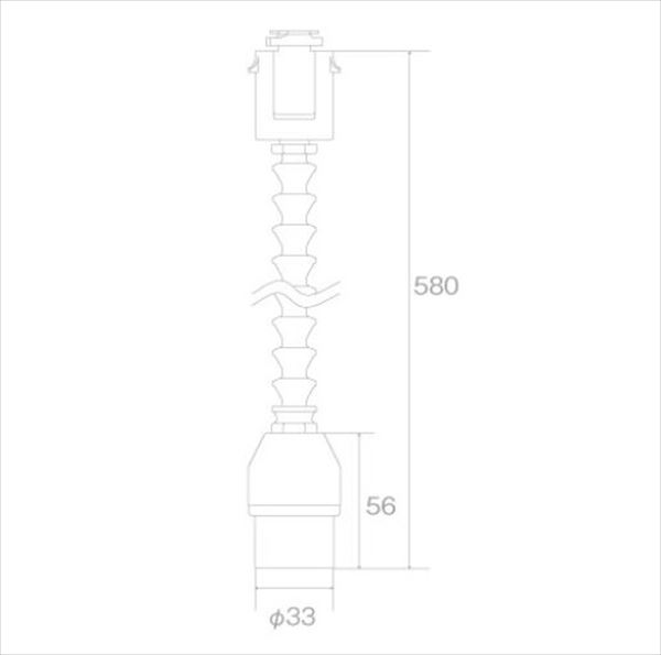 ビートソニック ジブロ アイビー 58cmシリーズ 黒 Z8R2658B ＊電球別売
