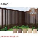 リクシル Gスクリーン 連結用 縦格子タイプ 連結本体(基本本体が別途必要です) H24 W20 木調カラー