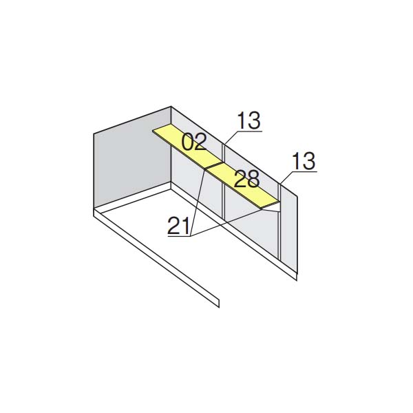イナバ物置 バイク保管庫 オプション FM-1830HD専用 別売棚Cセット 『バイクガレージ』