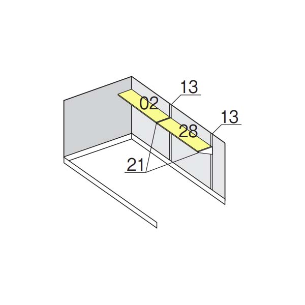 イナバ物置 バイク保管庫 オプション FM-2230HD専用 別売棚Cセット 『バイクガレージ』