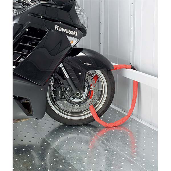 イナバ物置 バイク保管庫 オプション ワイヤーロックバー 間口2210mm用 ♯本体組立後の取付はできない為単品購入不可 本体と同時購入時のみ注文可能 『バイクガレージ』