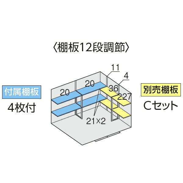 【丈夫で長持ち】イナバ物置 FS／フォルタ FS-3022S EB スタンダード 一般型『物置...