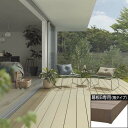 【本格的】【組み立て式】リクシル 樹ら楽ステージ 束柱Bセット(調整束・標準束柱) 幕板B仕様 3間×12尺 『 LIXIL ウッドデッキ 縁台 縁側 人工木 ...