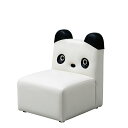 オモイオ(omoio) キッズソファ1P パンダ W360×D400×H470×SH220mm KS-1P-PA (旧品番:AS-016)