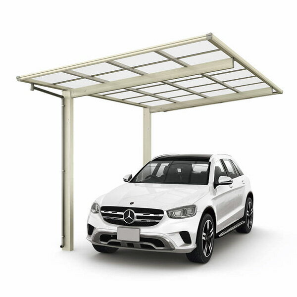 【キャンペーン対象商品】【商品のみ】カーポート 1台用 YKKAP YKK エフルージュ FIRST Z 750タイプ 単体セット(アルミカラー) 51-27M...