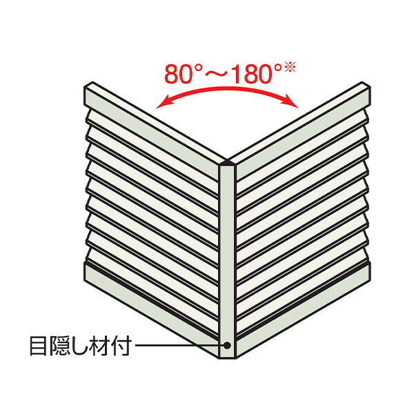 キロスタイル-IS モダン塀用オプション 60：コーナーカバーU（アンダーカバー取付時） H06用 IS60CC-U06 ※個人宅・現場配送不可 法人様..